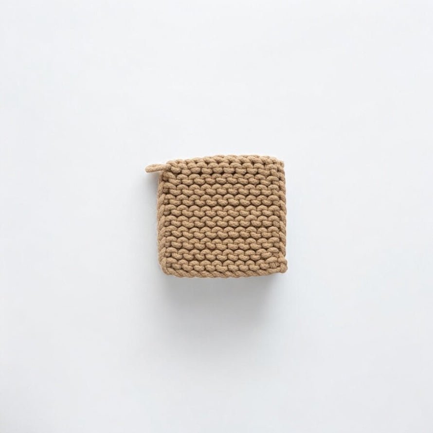 Cotton Crocheted Pot Holder - Izaria Home