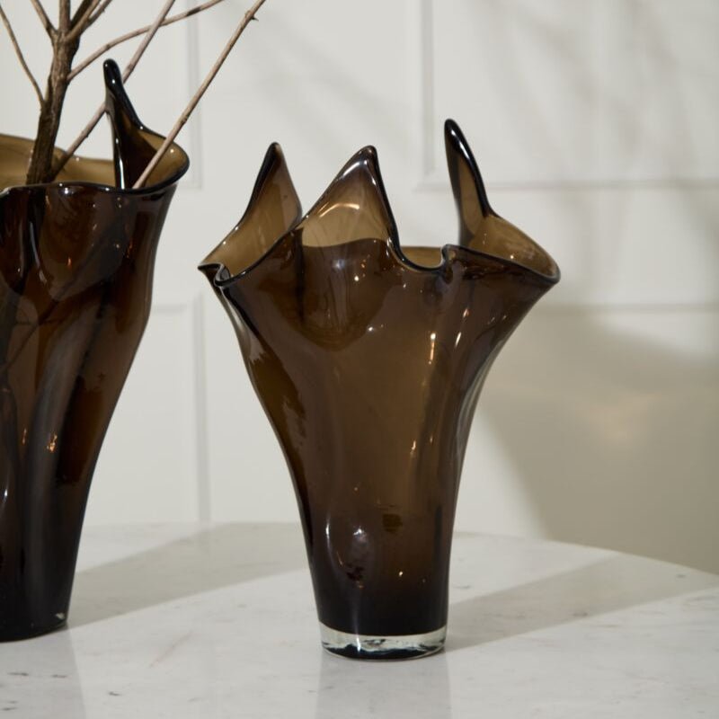 Peaked Glass Vase - Izaria Home