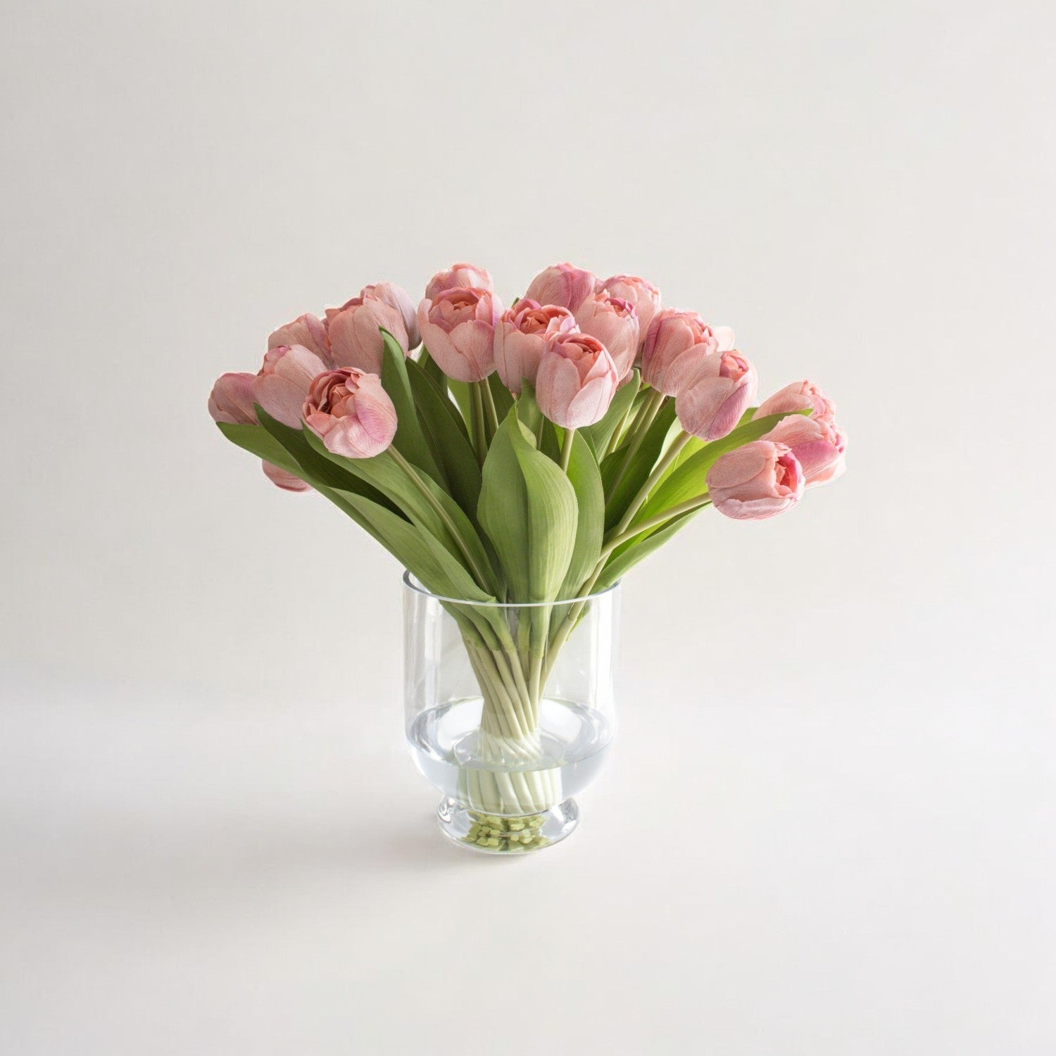 Real Touch Coral Tulips Arrangement - Izaria Home